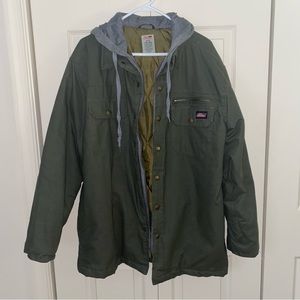 Dickies Hooded Shirt Jacket